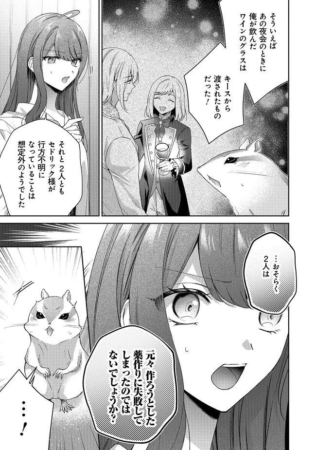 リスになってしまった婚約者が、毛嫌いしていたはずの私に助けを求めてきました。 第11.1話 - Page 9