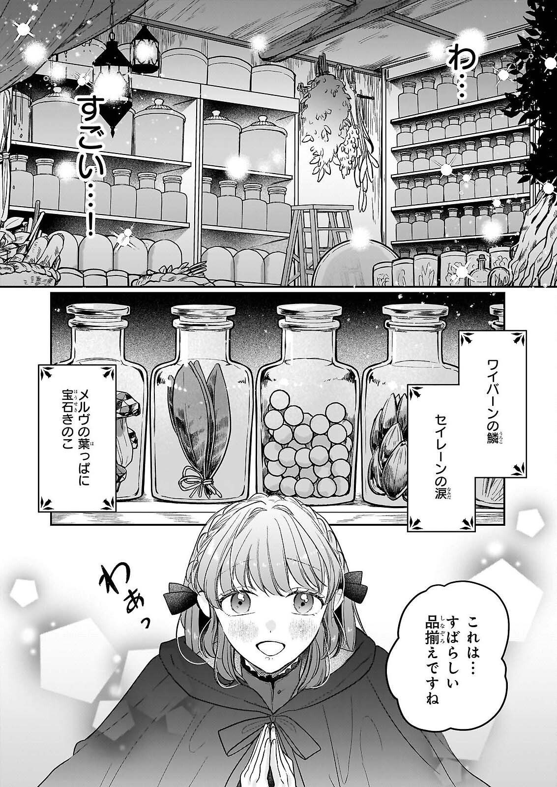 家を追放された魔法薬師は、薬獣や妖精に囲まれて秘密の薬草園で第二の人生を謳歌する 第9話 - Page 6