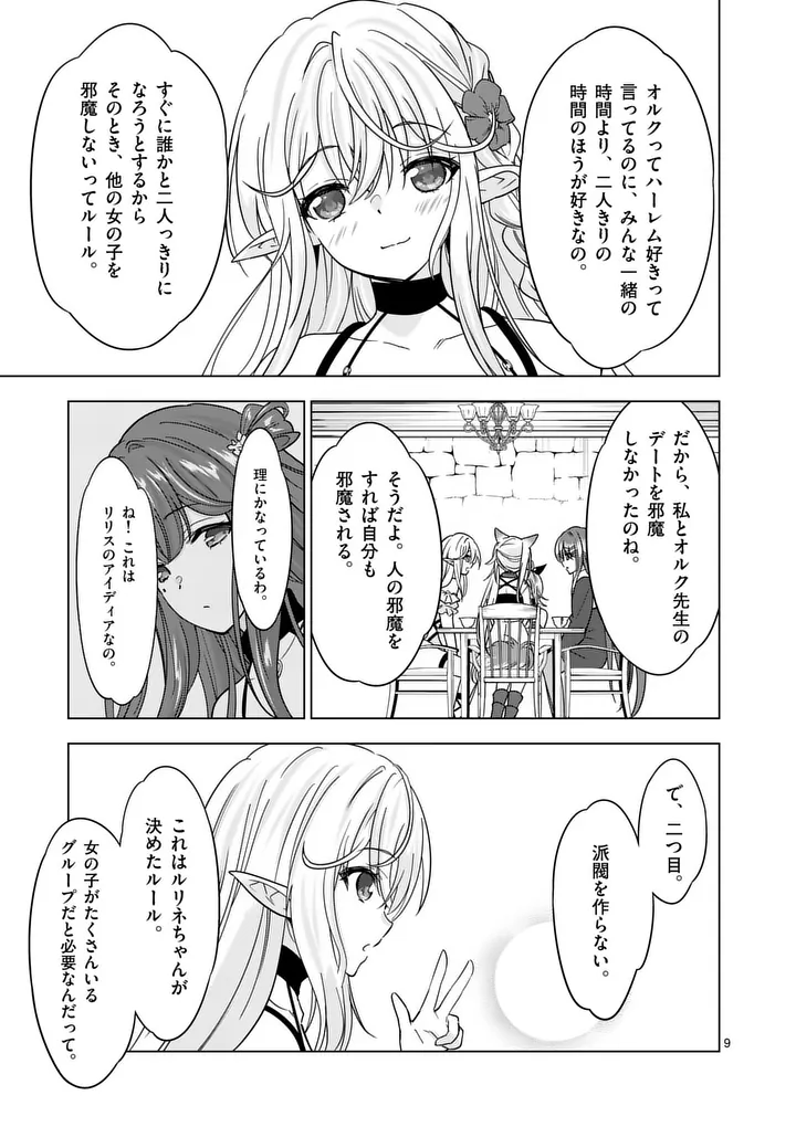 史上最強オークさんの楽しい異世界ハーレムづくり 第135話 - Page 9
