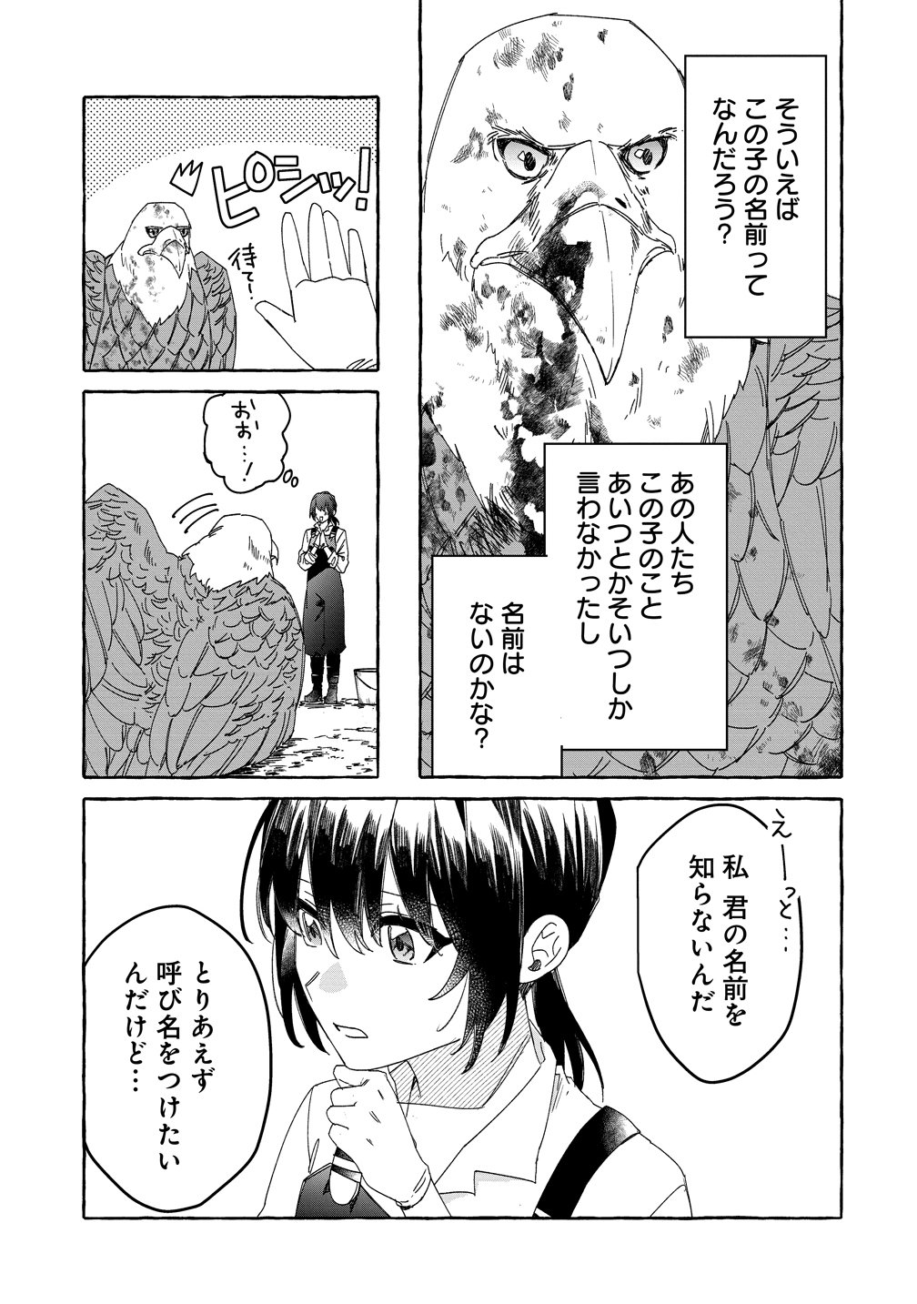 生き餌によるモフモフ猛禽飼育記 異世界トリップしたら、姫巫女召喚のおまけでした 第2話 - Page 5