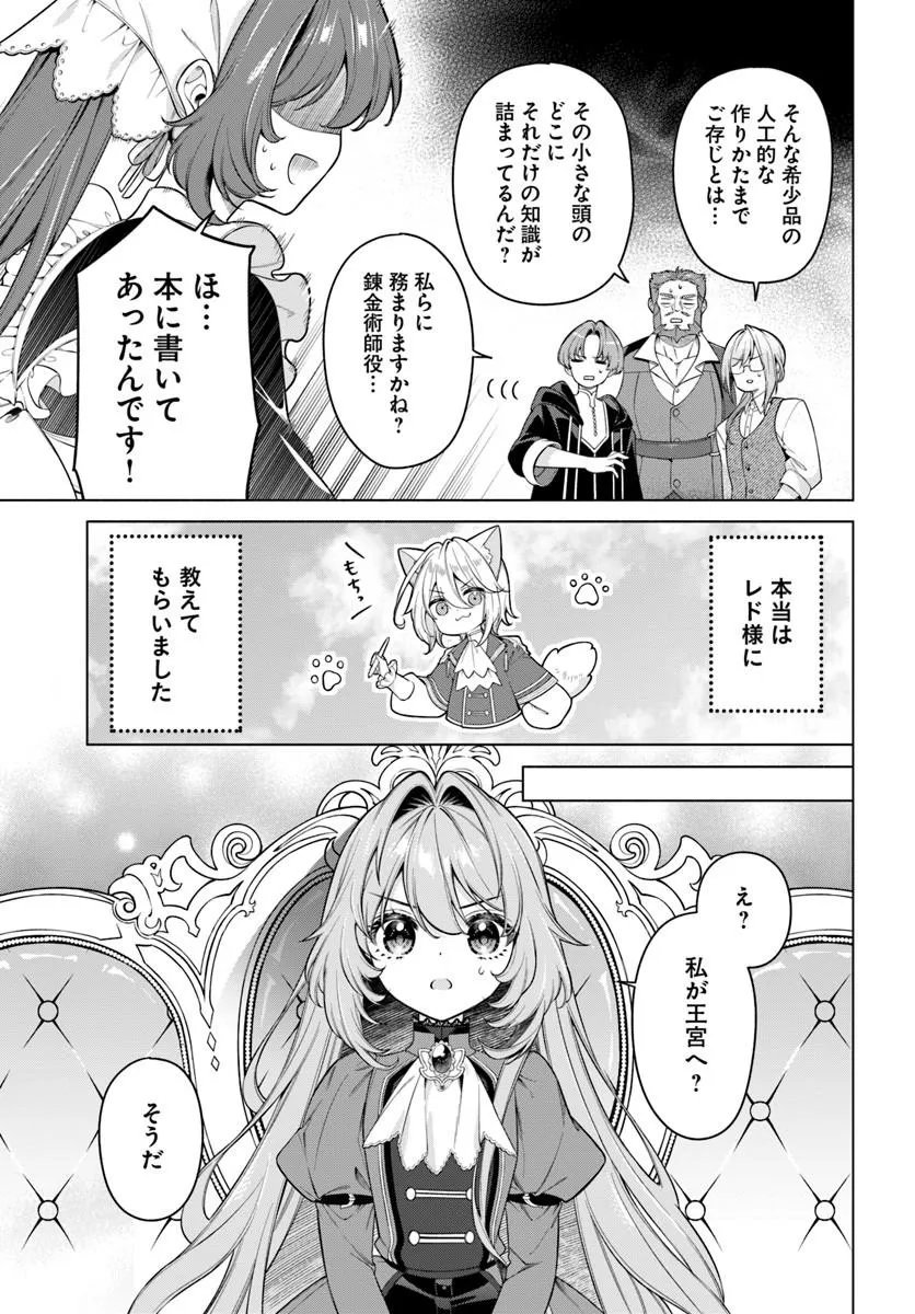 薬で幼くなったおかげで冷酷公爵様に拾われました 捨てられ聖女は錬金術師に戻ります 第23.2話 - Page 5