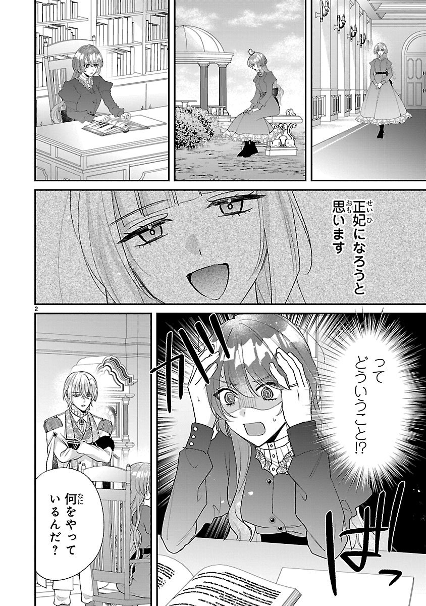 俺様王太子に拾われた崖っぷち令嬢、お飾り側妃になる はずが溺愛されています 第18話 - Page 2
