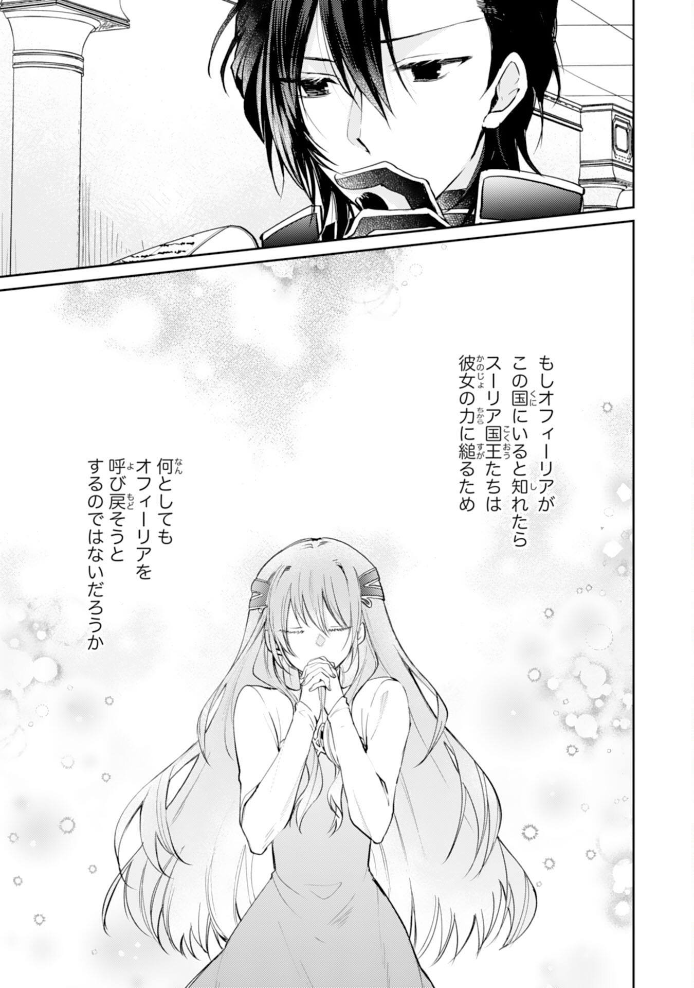 精霊に愛されすぎた腹ペコ聖女、追放されたけど隣国王太子に溺愛されて幸せいっぱいです 第7話 - Page 21
