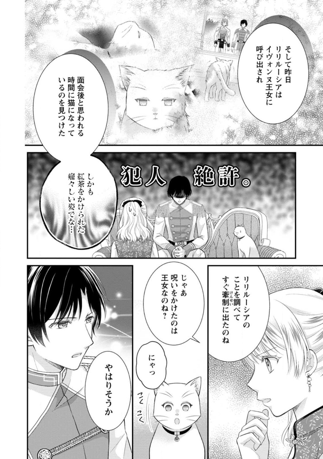 呪いで猫にされた悪女、王太子に拾われる。 第21.3話 - Page 8