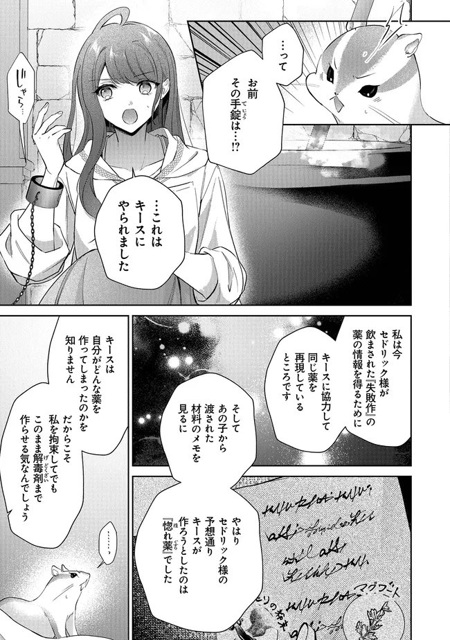 リスになってしまった婚約者が、毛嫌いしていたはずの私に助けを求めてきました。 第12.2話 - Page 11