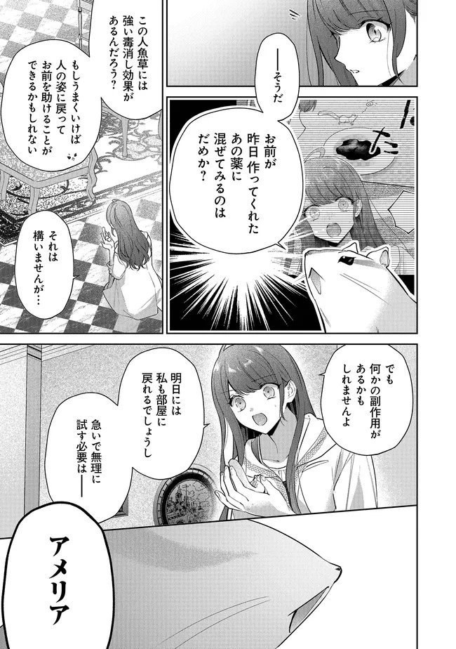 リスになってしまった婚約者が、毛嫌いしていたはずの私に助けを求めてきました。 第12.2話 - Page 15