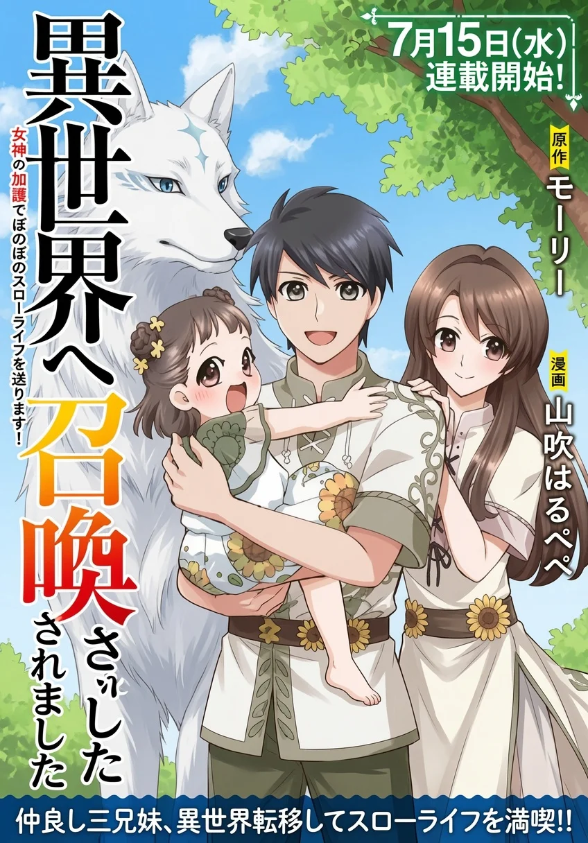 Isekai He Goshoukan Sarechaimashita Megami No Kago De Honobono Slow Life Okurimasu